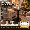 🏡 Mesa Auxiliar Tipo C para Sofá y Cama