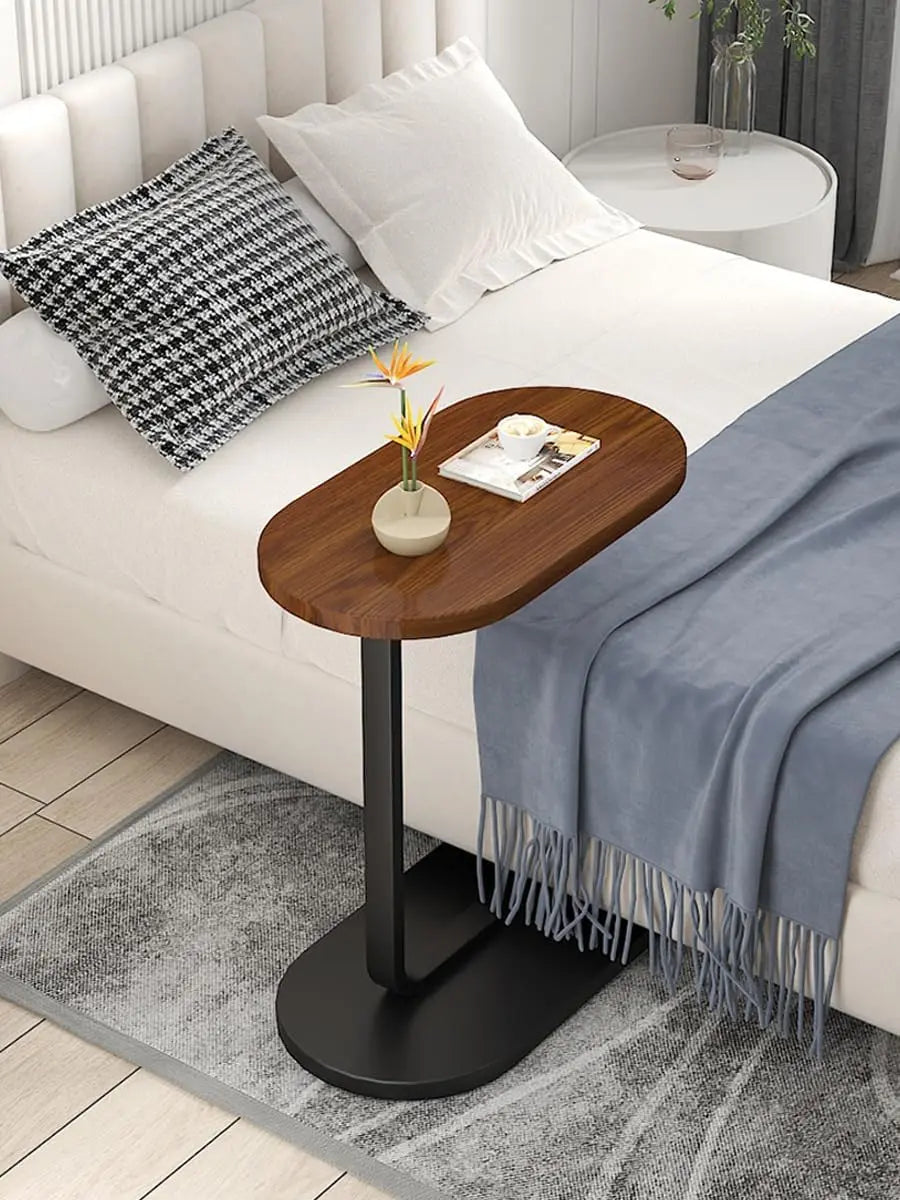 🏡 Mesa Auxiliar Tipo C para Sofá y Cama
