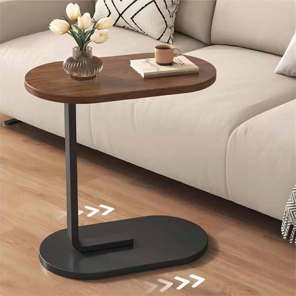 🏡 Mesa Auxiliar Tipo C para Sofá y Cama