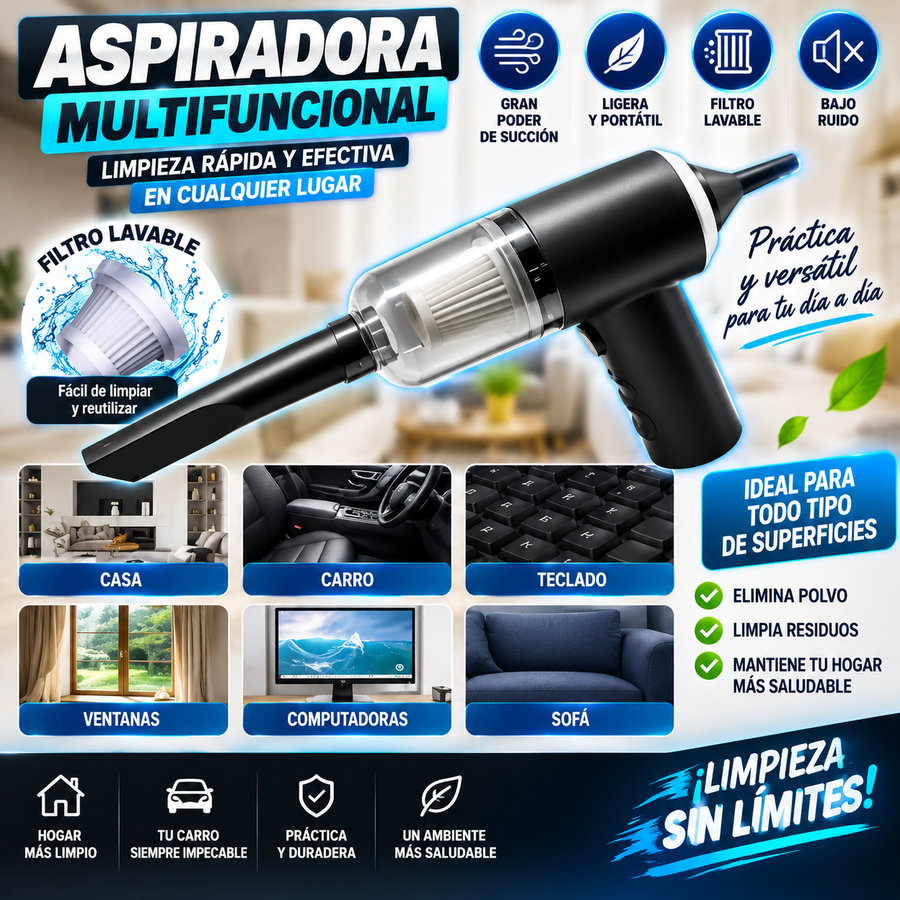 🧹 Aspirador y Soplador Portátil
