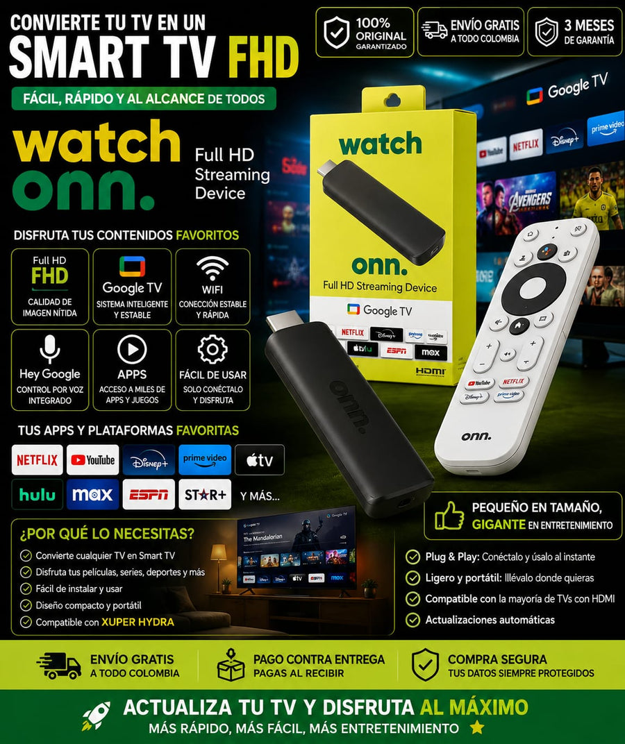 📺 WATCH ONN. FULL HD – GOOGLE TV