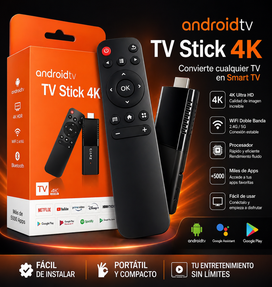 🔥 TV STICK 4K ANDROID TV 🔥